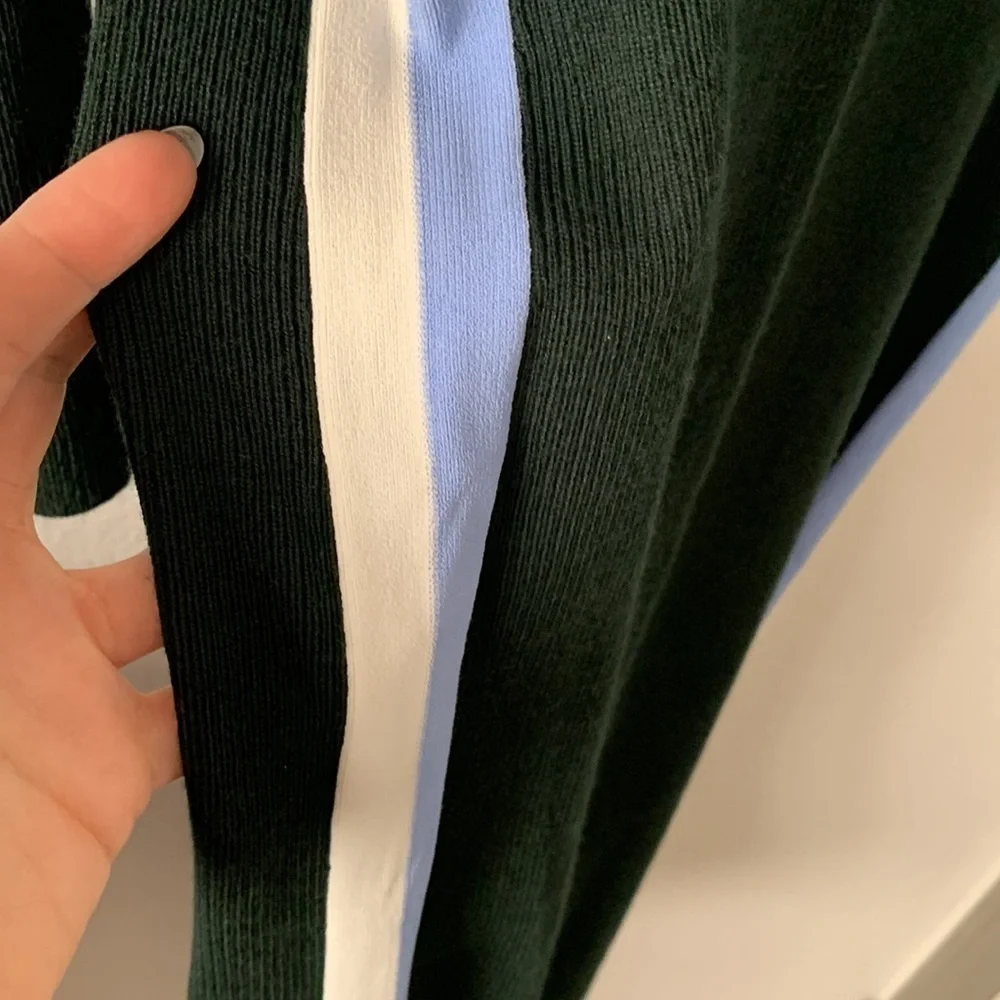 Tory Burch Sport Performance Double Stripe Cashmere Sweater Dress